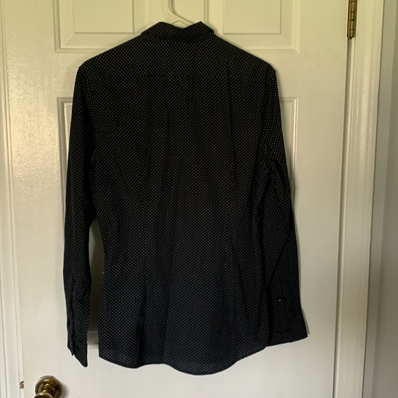 Mens Black Button Down - Picture 2 of 3